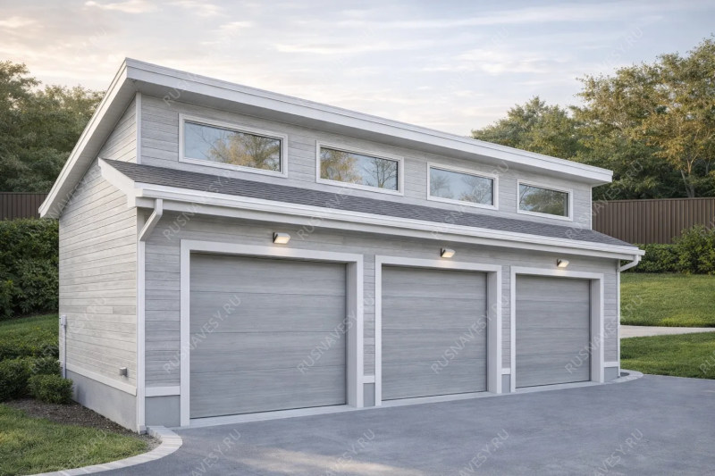 Гараж с ломаной кровлей Цитадель фото 1