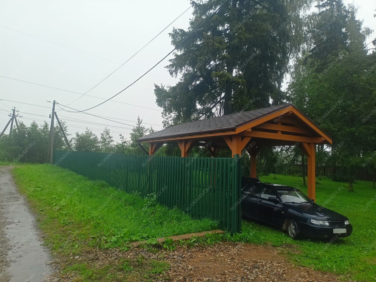 Навес для машин ЭФОР 4х6 фото 5